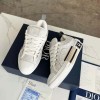 Dior White Plaid Patterns Flower Patterns Monogram Sneaker