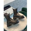 Prada Monolith brushed leather boots
