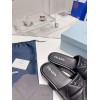 Prada black slippers