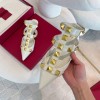 Valentino Garavani Roman Stud Pumps White Heels 8cm