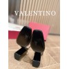 Valentino all black heels