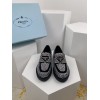 Prada Satin loafers with crystals