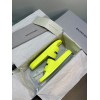 Balenciaga neon slippers