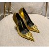 Versace Medusa gold pumps