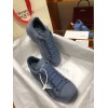 ALEXANDER MQUEEN Platform Trainers in Blue