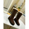 Louis Vuitton fur high boots