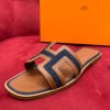 Hermes denim slippers 02