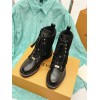 Louis Vuitton Territory Flat ranger black boots