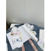 Dior Dioract White Multicolor fabric sandals