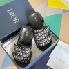 Dior H-town cactus black slippers