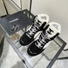 Chanel Shearling CC Boot Shoes