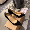 Christian Louboutin Kate Sude Black Pumps Heel