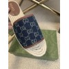 Gucci denim slippers
