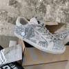 Golden Goose Super-Star all silver glittery sneakers