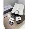 Balenciaga black/white slippers