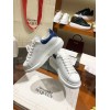 ALEXANDER MQUEEN Platform Trainers Blue Snake Effect