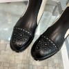 Dior Retro Pattern Cut Leather Boots