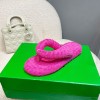 Bottega Veneta pink slippers