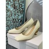 Dior Rhodes White Heels