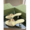 Gucci GG Yellow Canvas Heels