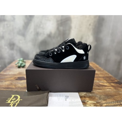 Dior B9S ERL Black Leather Sneaker