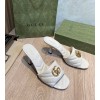 Gucci white heels