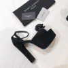 YSL rose velvet heels 14cm
