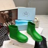 Prada rubber green boots