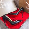 Louboutin stud black heel