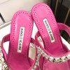 Manolo Blahnik Pink Heeled Sandals