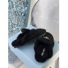 Prada black sherling flats