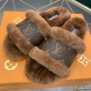 LV slippers with Fur