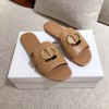 Dior 30 Montaigne brown slides/ heeled sandals