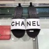 Chanel logo slippers ( white/ beige/ black)