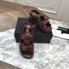 Chanel red sandals