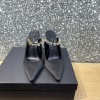 Versace Black Crystal-Embellished Mule Heels