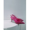 Valentino pink crystal heels