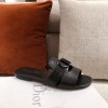 Dior 30 Montaigne black slides/ heeled sandal