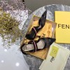 Fendi Slingback Colibri Brown Heels