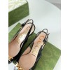 Gucci patent black heels