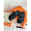 Hermes Chypre black sandal