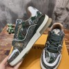 Louis Vuitton Green Monogram Blended Fabrics Shoes