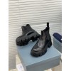 Prada brushed leather Chelsea boots