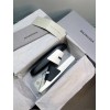 Balenciaga 2 tones black white slippers