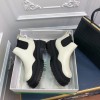 Bottega Veneta Short Boots in Black/ White