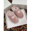 Chanel slippers black&pink&white 002