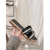 Hermes black slippers 02