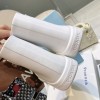 Prada rubber white boots
