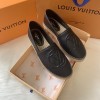 Louis Vuitton espadrillers black raffia