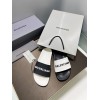 Balenciaga 2 tones black white slippers